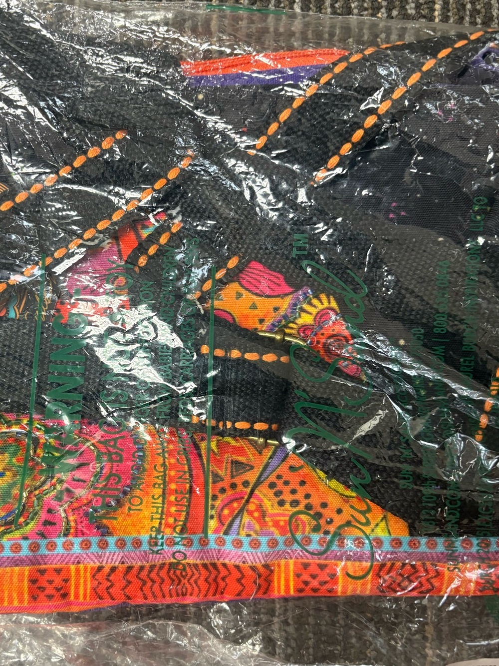 NWT! Laurel Burch Festive Felines Medium Tote, LB7092 - Picture 3 of 7